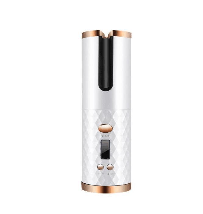 Electric Automatic Curler Wireless Curling Stick White - Shop at LoveMi