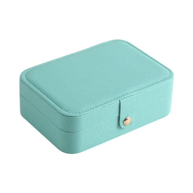 Flip Simple Earrings Ring Storage Box Blue - Shop at LoveMi