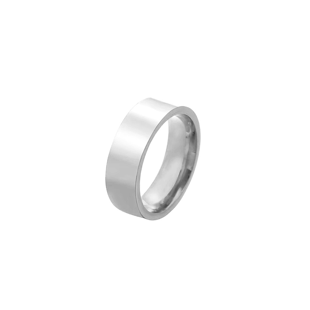 Title 2, Titanium Ring With Inner Ball And Outer Flat Po...