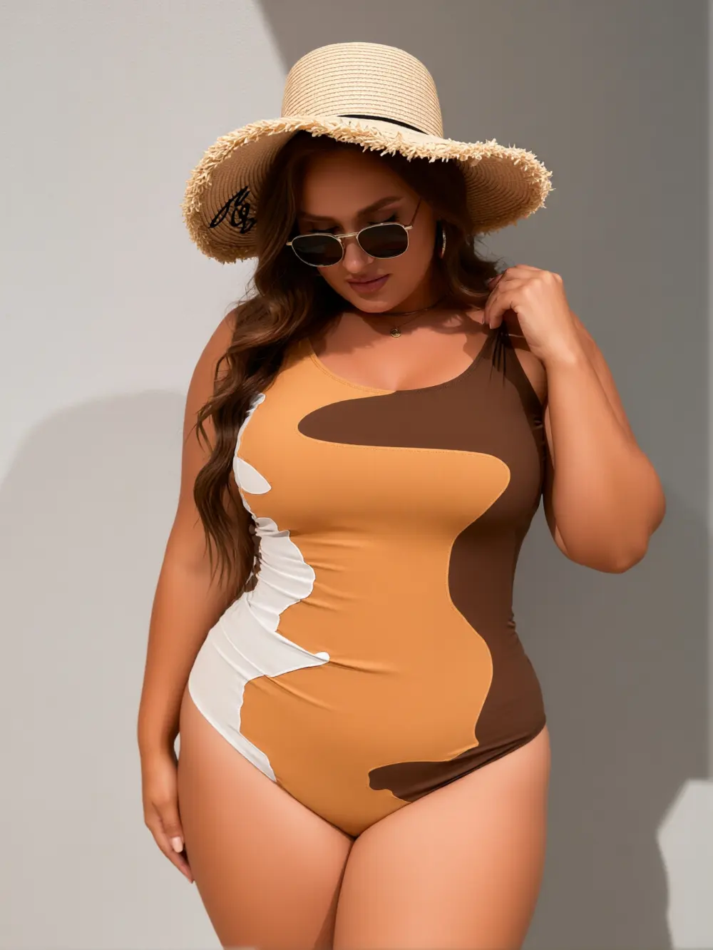 Women's One-piece Casual Swimsuit M123