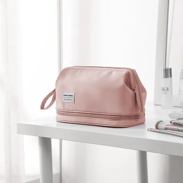 Ladies New Super Fire Large Capacity Wash Bag Travel Pink - Shop at LoveMi