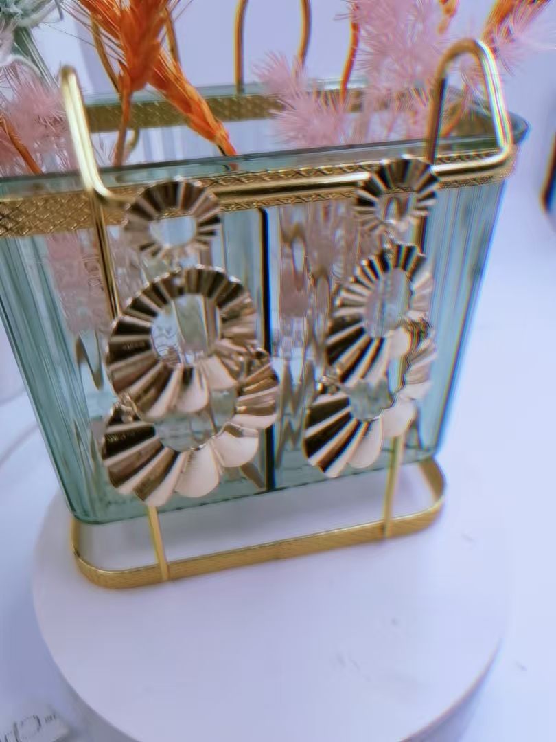 Triple Sunburst Hoop Earrings - Jewelry & Watches