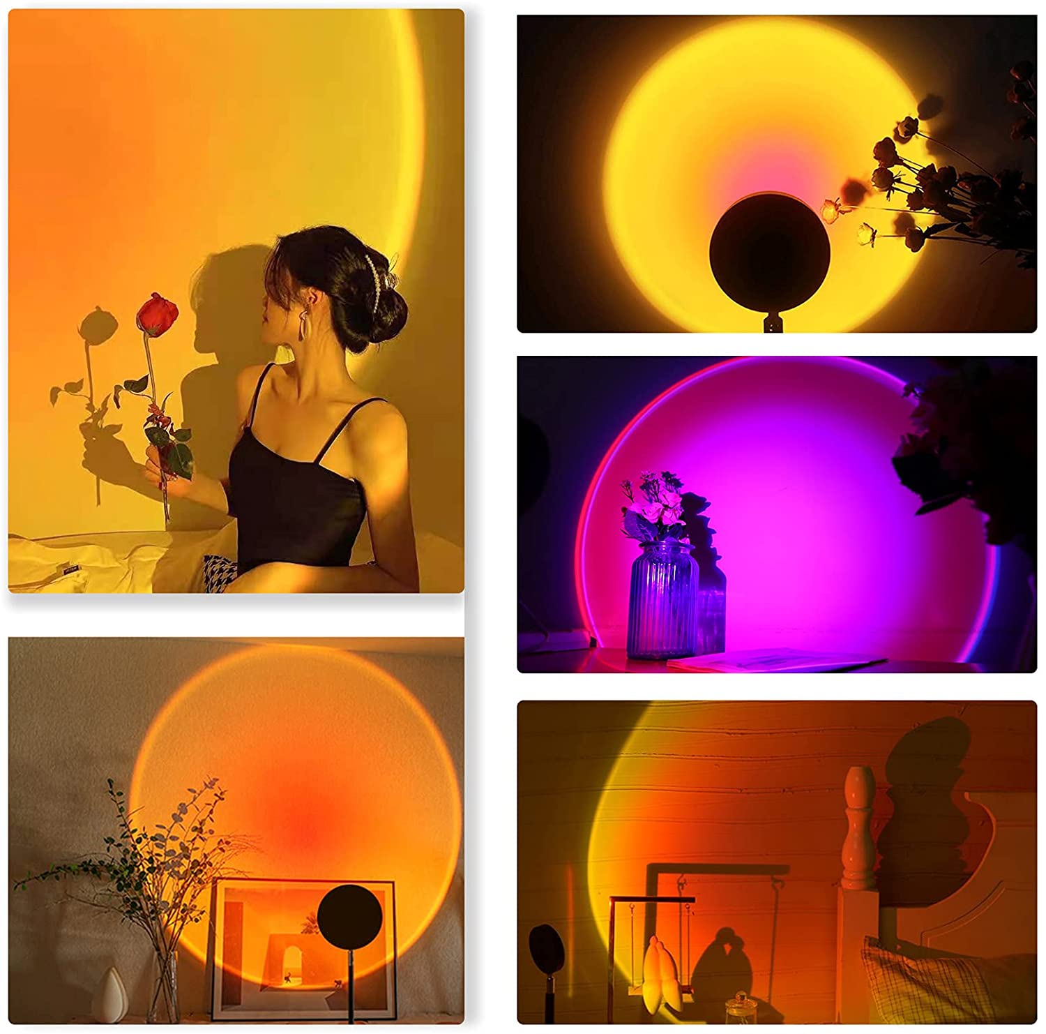 USB Desk Lamp Rainbow Projection Lamp — foto 6