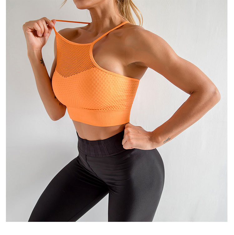 Title 8, Mesh Hollow Fitness Vest Beautiful Back Sports Bra