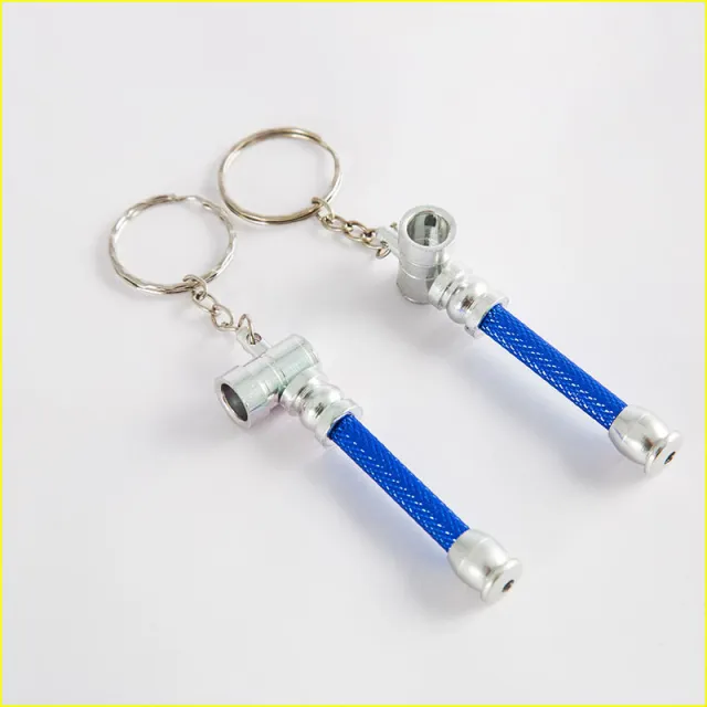 Keychain Pipe Sale Aluminum Metal Blue - Shop at LoveMi