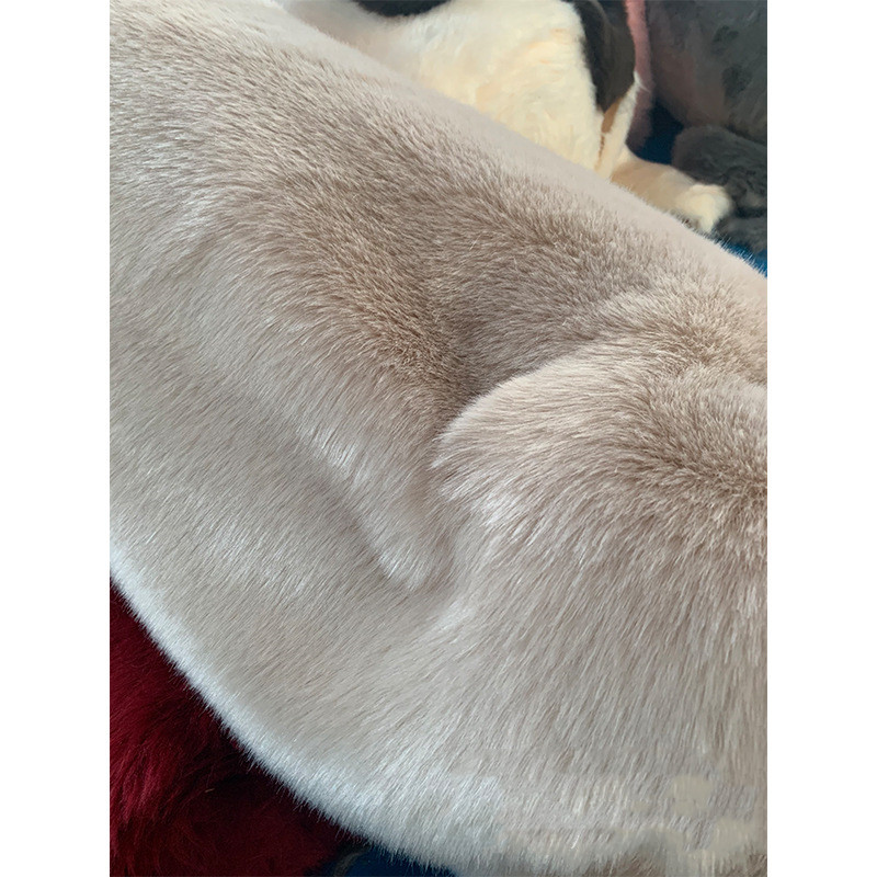 Faux Fur Autumn And Winter New Casual Jacket Camel - Shop at LoveMi