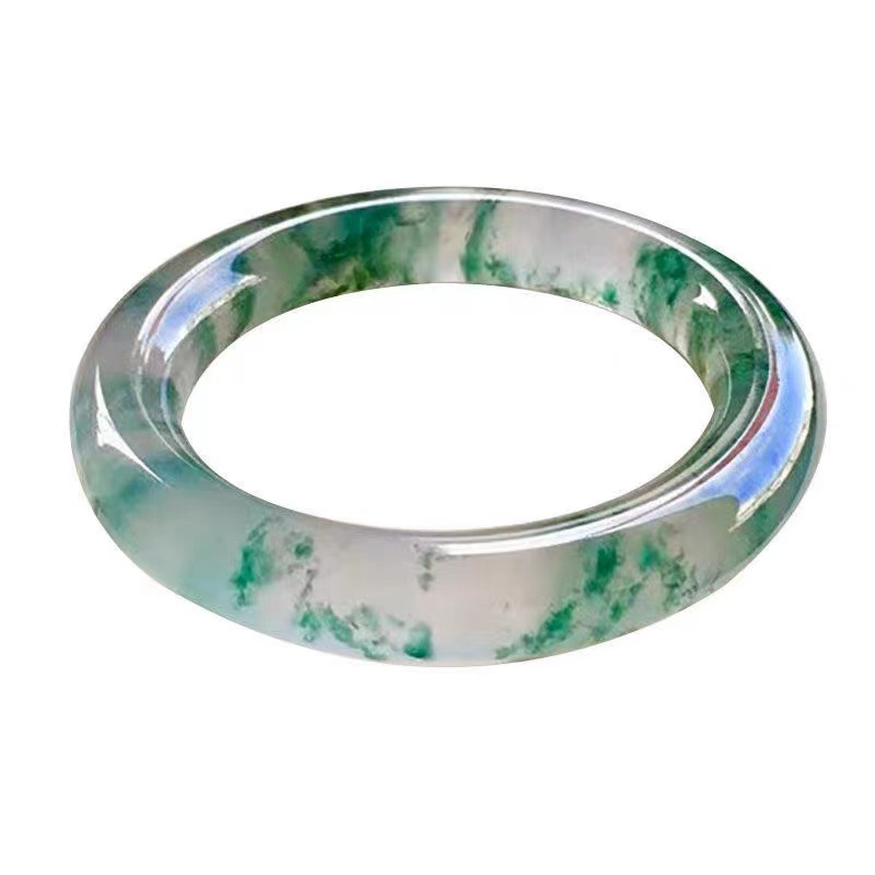 Title 5, Jade Natural Bracelet Ice-like Floating Flowers