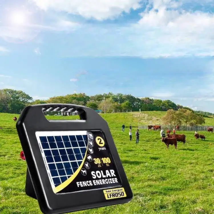 Portable Solar Energy Fence Controller