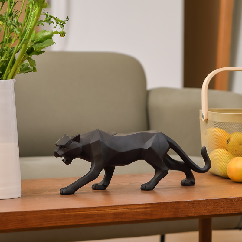 Nordic Resin Crafts, New Leopard Ornaments, Home Porch TV Cabinet, Office Decorations, Gifts