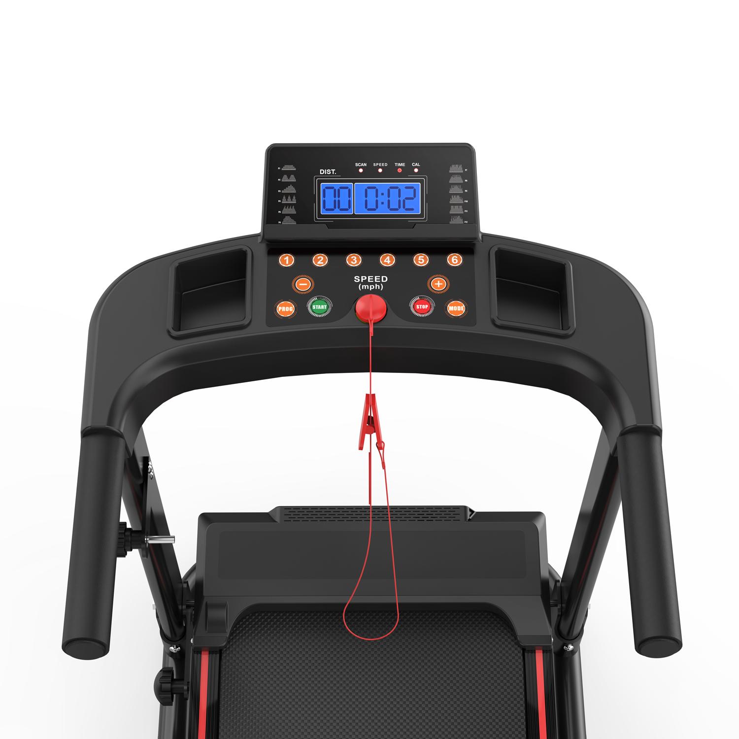 Home Use Foldable Portable 2.5HP Heavy-duty APP Controlled Fitness Walking Machine — foto 8