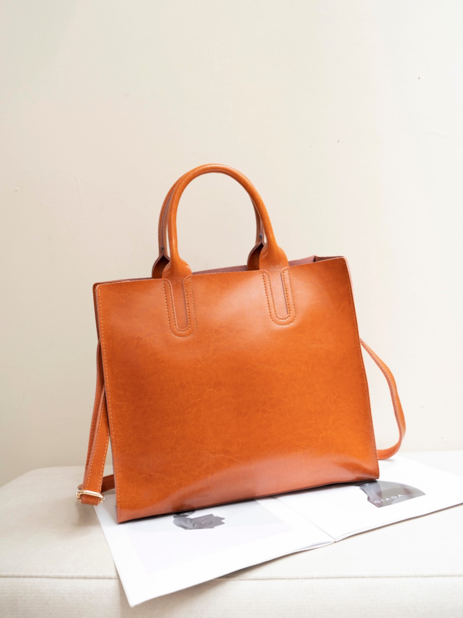 Sac pour femme en cuir véritable, déplacements transfrontaliers – Image 4