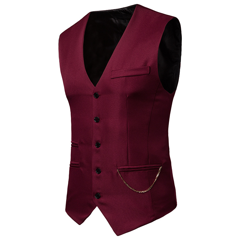 Men's Accessories With Nightclub Suit Vest Jacket