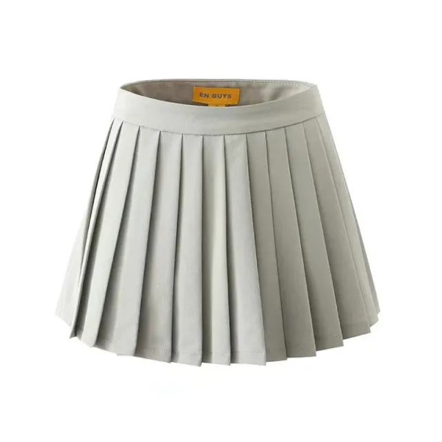 Ladies Fashion High Waist A Line Skirt Fans Green - Shop at LoveMi