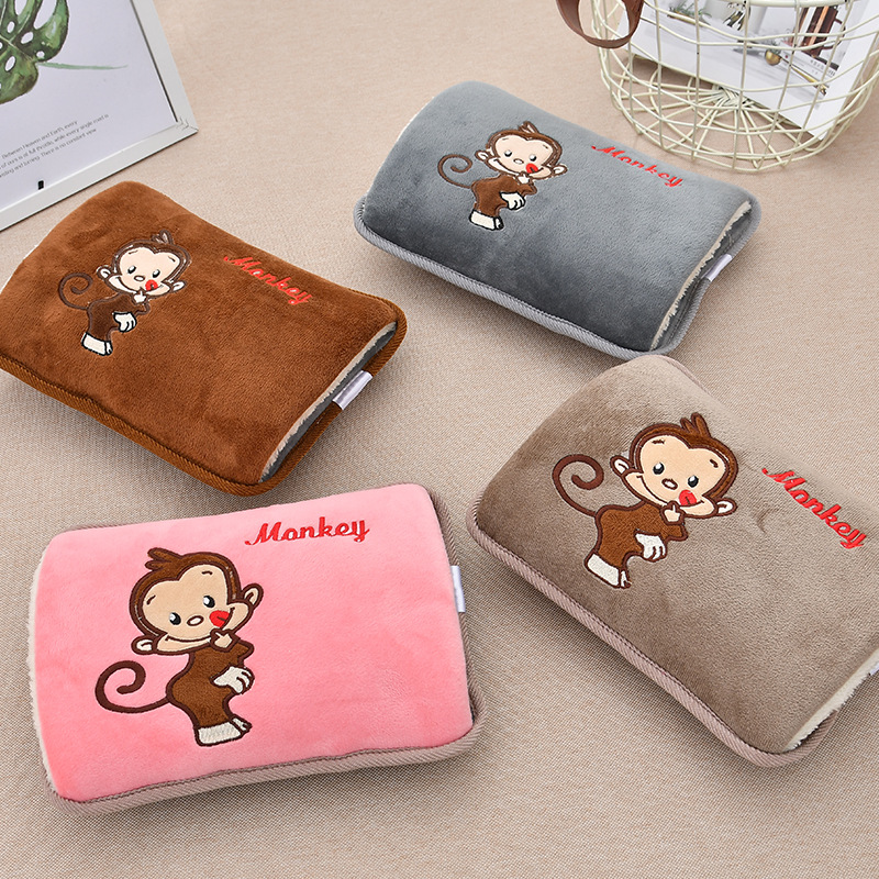 Embroidery Cat Charging Hot Water Bottle Cartoon — image 1