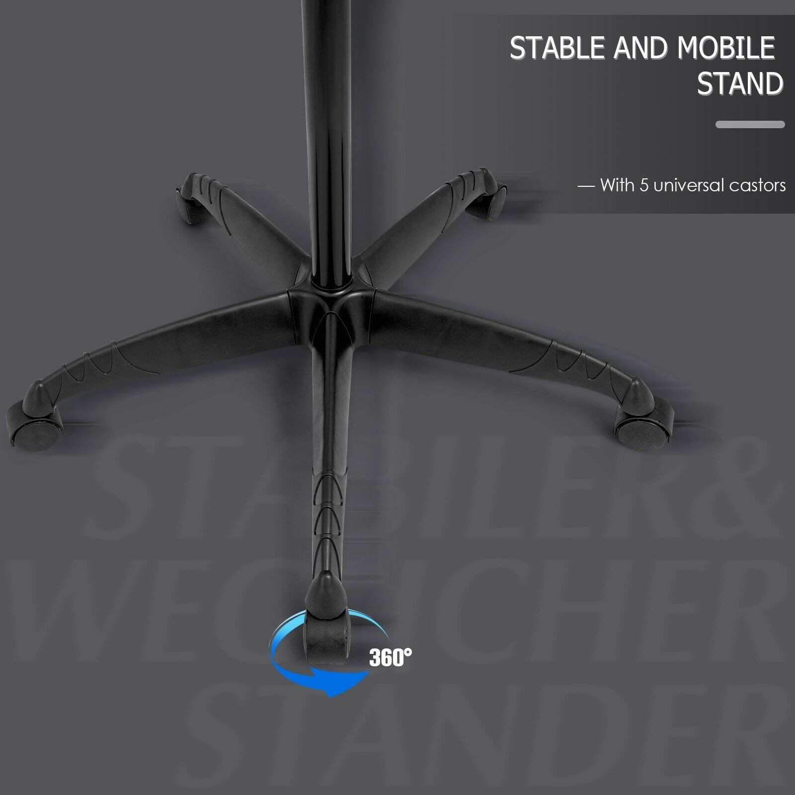 Portable Salon Hair Dryer Hood Floor Stand Hairdresser Hairdryer UK