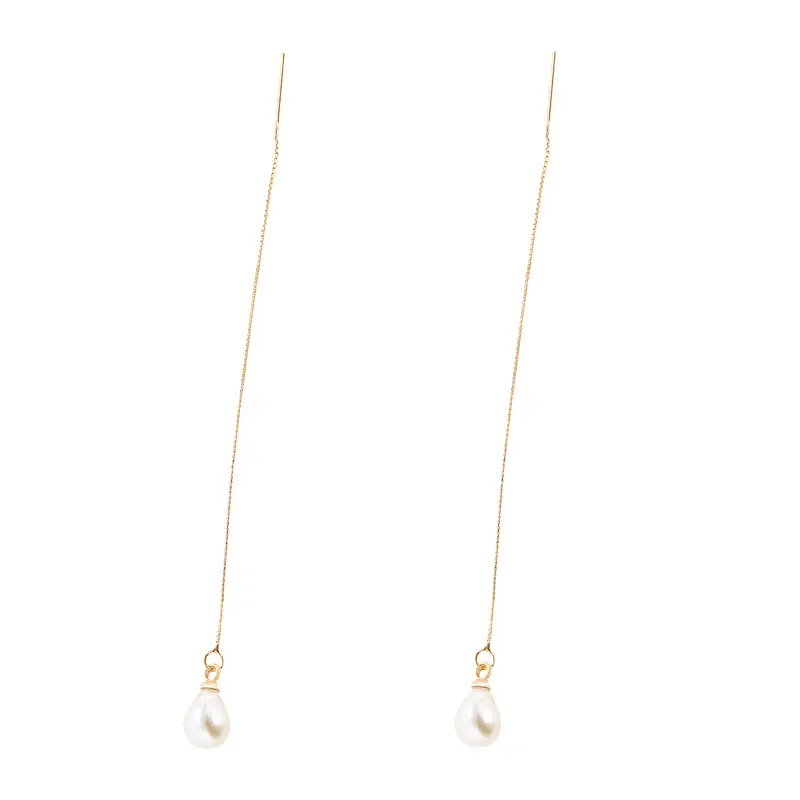 Temperament Long Pearl Eardrop Trendy