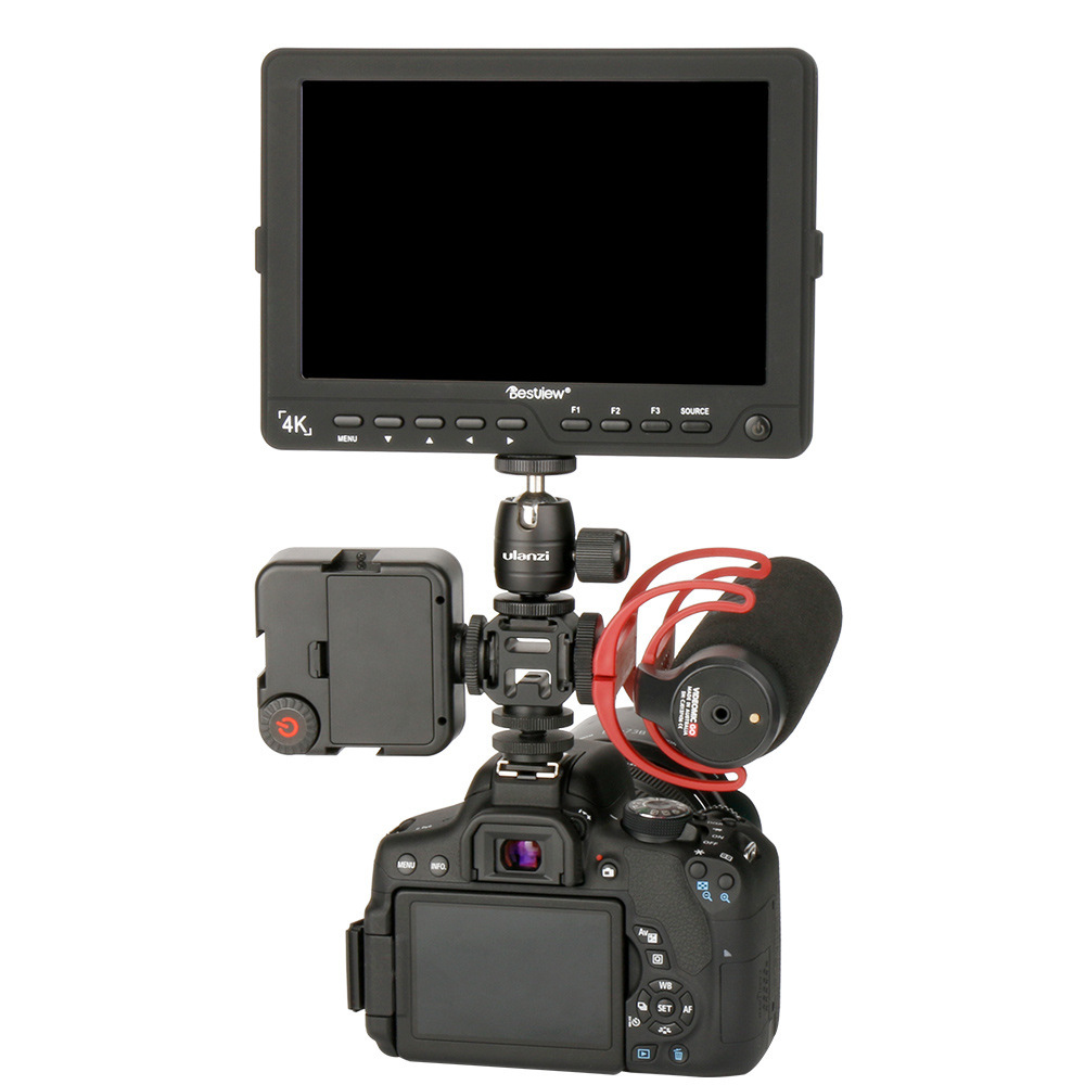 Multi Function One For Three Bases For Microphone Monitor With Fill Ligh - Image 4