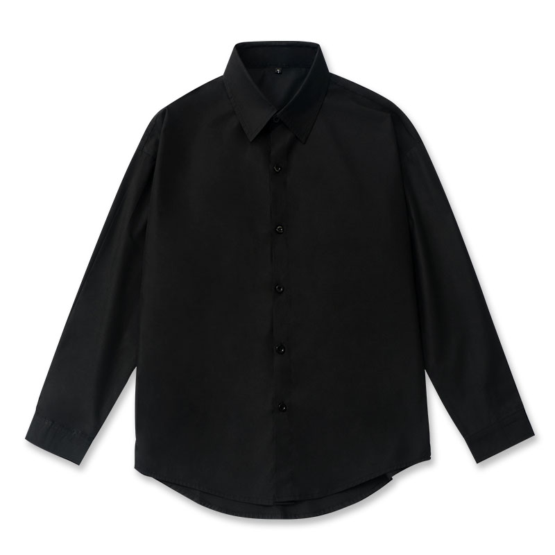 Trendy White Shirt Nine-point Vertical Straight Suit Trousers