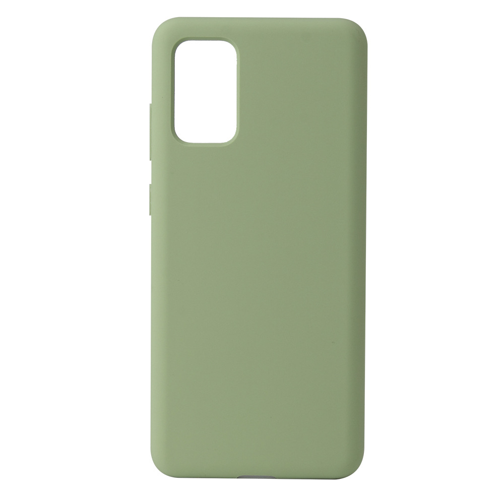 Coque de téléphone intégrale en silicone liquide – bleu cobalt – S21 Ultra