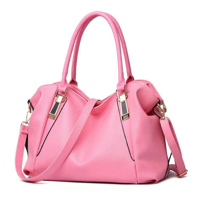 Women Totes Bag High Capacity Crossbody Shoulder Bags Soft Handbags Pink - Shop at LoveMi
