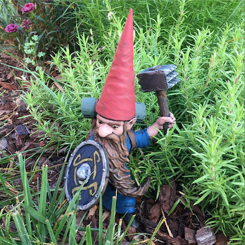 guardian gnome outdoor garden decoration
