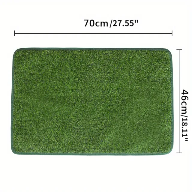 Artificial Grass Dog Toilet Mat Pet Training Lawn Mat Washable Reusable Cat And Dog Toilet Training Mat Dog Peeing Lawn L4670Cm - Shop at LoveMi