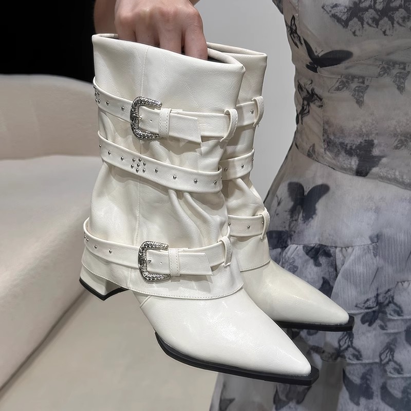 Pointed Toe Ankle Boots, picture 2 of 5