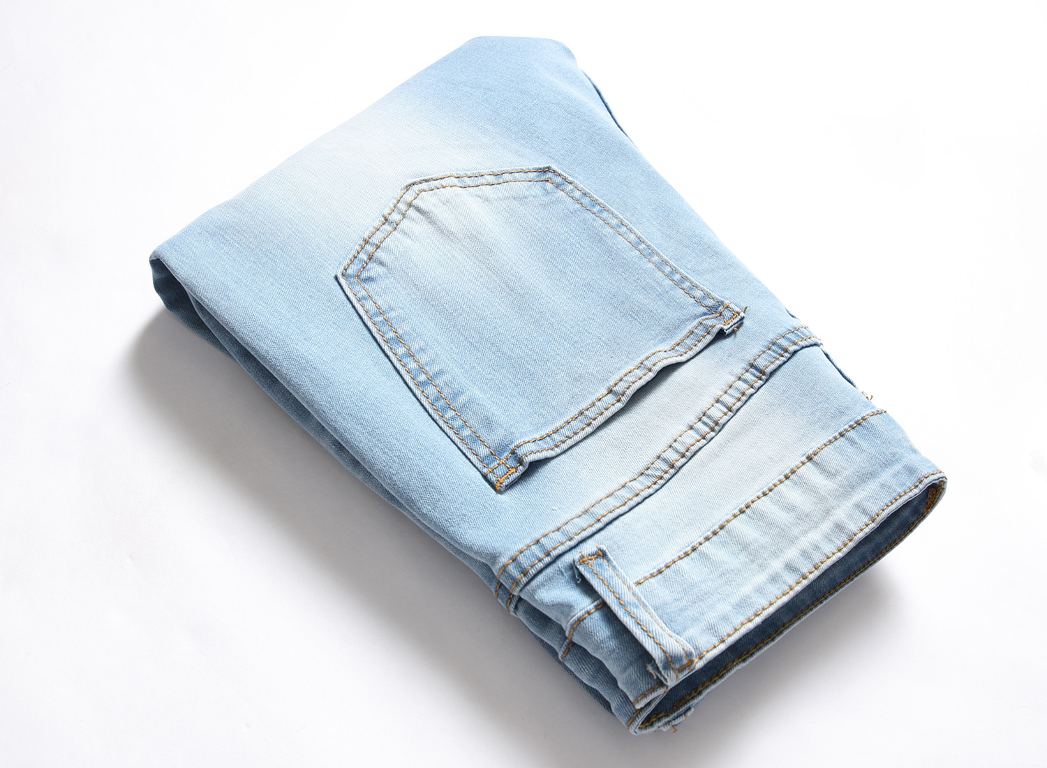 Title 11, Heren Jeans Slim Fit met Gaten, Rechte Pasvorm,...