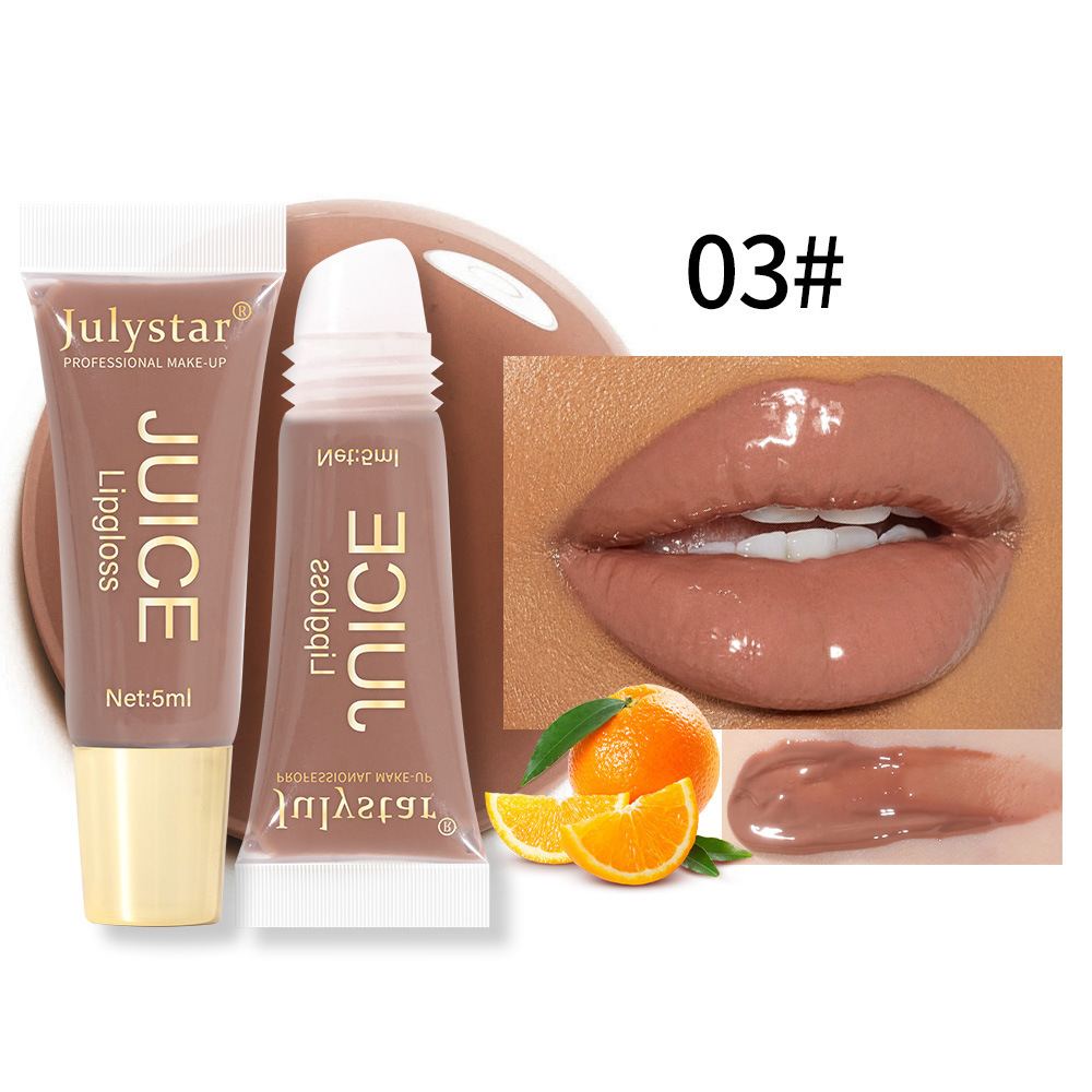 Natural And Long-lasting Moisturizing Mirror Lip Oil With Fruit Flavor, Plump Lips, Moisturizing Water Gloss Lip Gloss For Beauty Makeup — foto 4