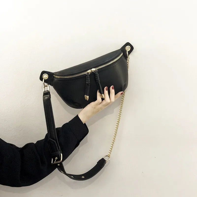 All-match Western Style Popular Messenger Bag - Black