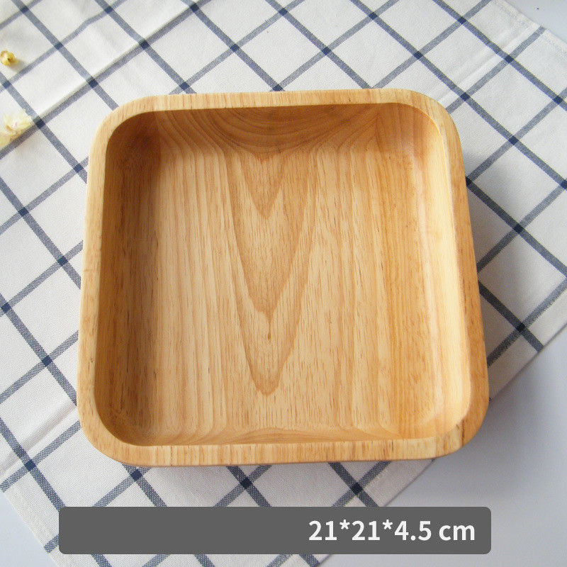 Title 5, Tableware container tray board wooden rectangul...