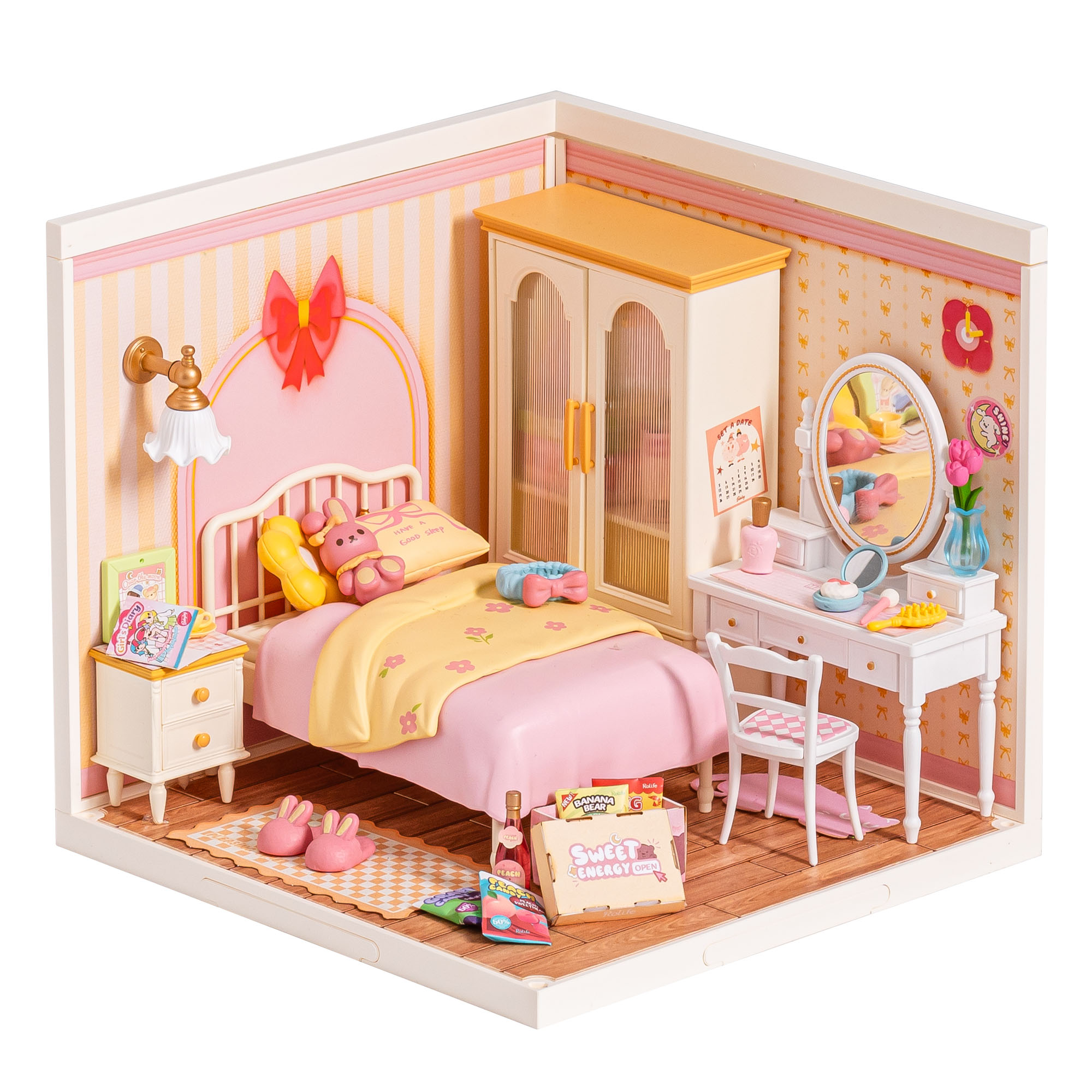 Rolife Super Creators Miniature House DIY Kit, 3D Wooden ...