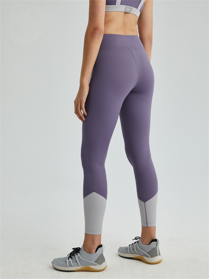 Title 5, Purple High Waist Butt Lift Quick Dry Yoga Clot...