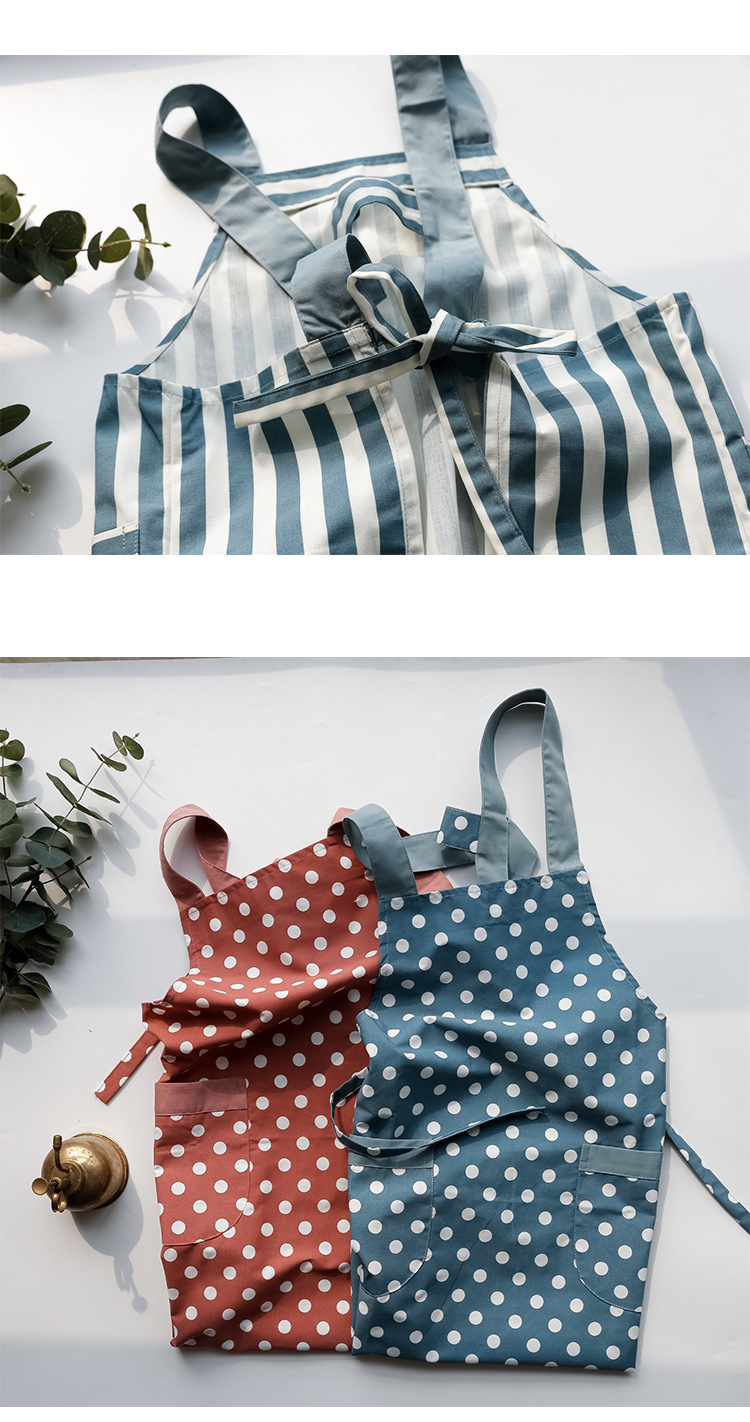 Title 3, Quick-drying Vest-style Polka-dot Stripe Kitche...