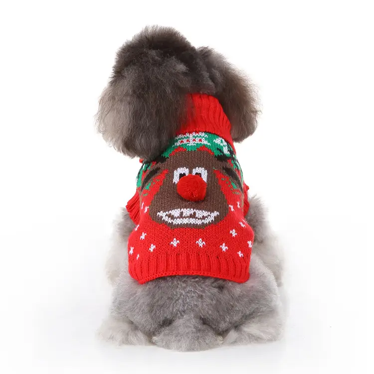 Universal Casual Fall Clothing Elk Pet Sweater