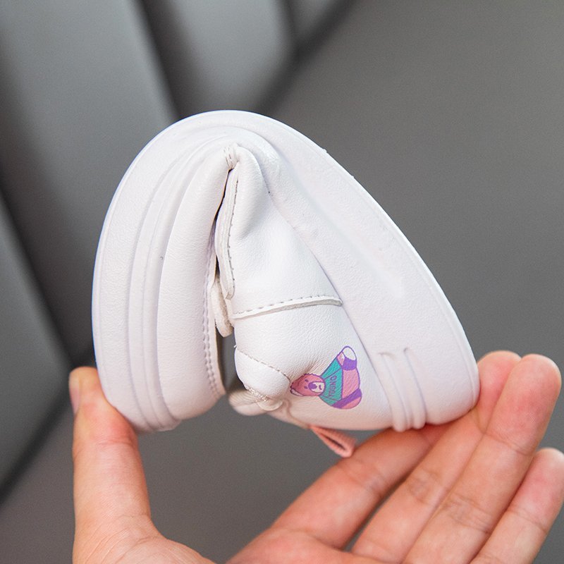 Children's Small White Shoes Spring New Board Shoes