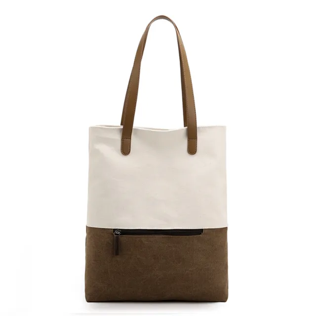 Canvas Handbags Leisure Travel Dual use Backpack Ladies White - Shop at LoveMi
