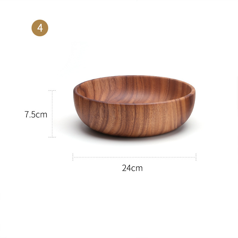 Large And Small Log Rice Bowl Tableware Hotel Restaurant Kitchen - Image 4