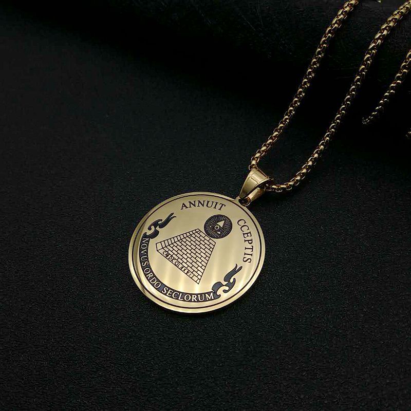 Titanium Steel Color Preserving Vacuum Pendant Necklace