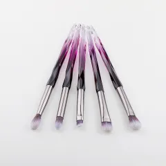 Eye Makeup Brush Eye Shadow Brush Set Beginner Nose Shadow Brush Soft Lip Brush - Purple Brown - View 1
