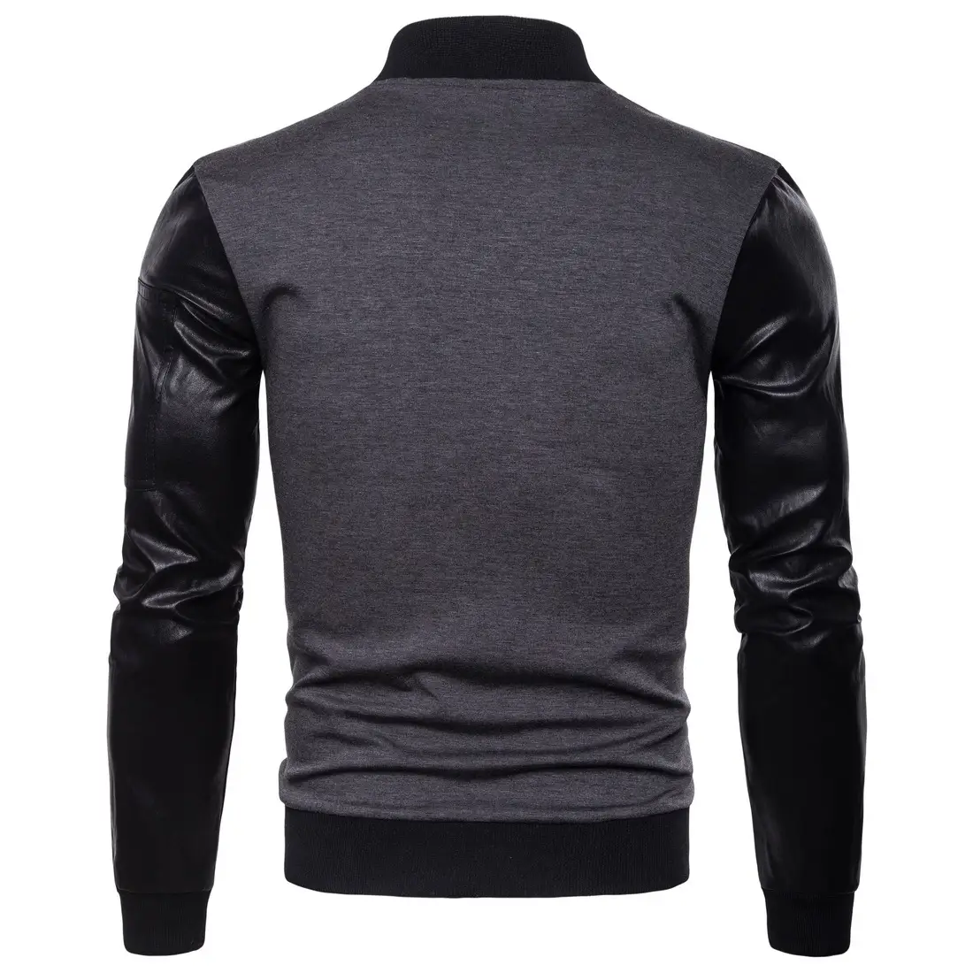 British Temperament Men Stand Up Collar Jacket