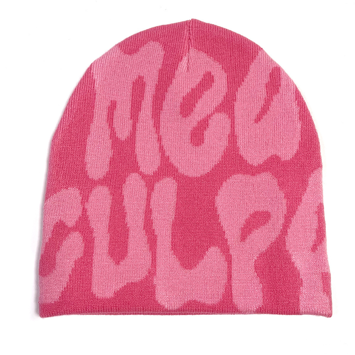 Jacquard Double-sided Acrylic Knitted Hat Without Curling Edges