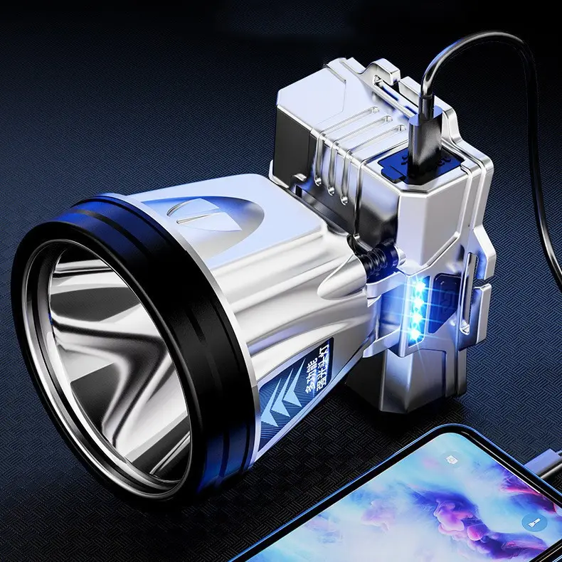 Power Bank Headlamp Long Range LED Mining