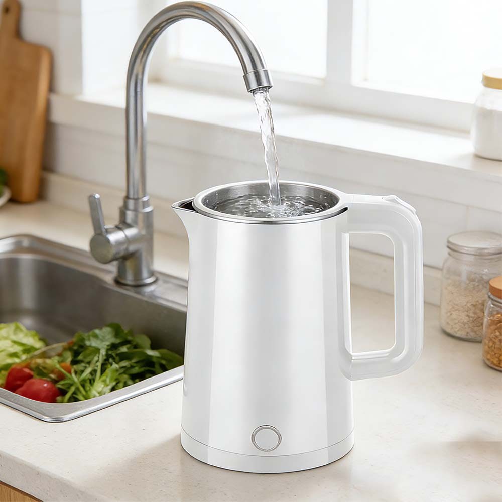 Cordless Electric Kettle 2L 1500W Stainless Steel Jug Overheat Protection 360 — image 10