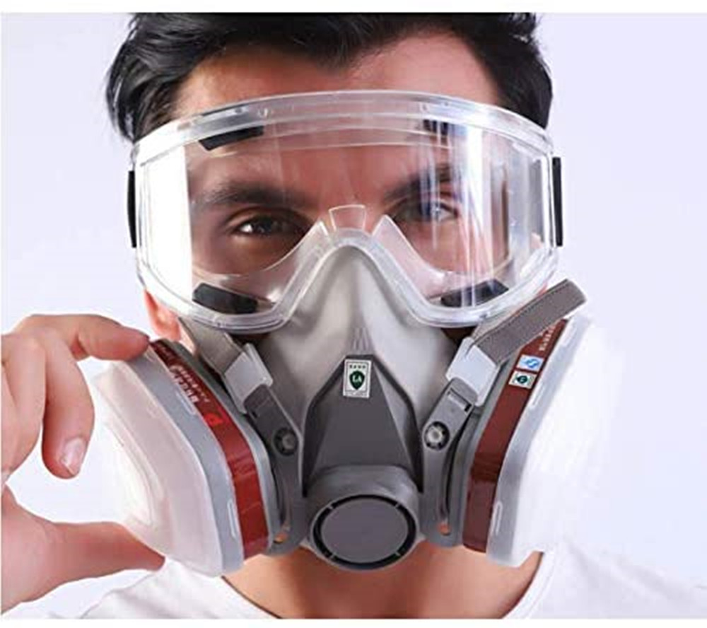 Title 8, 6200 Gas Mask Gas Proof Half Face Mask Series C...