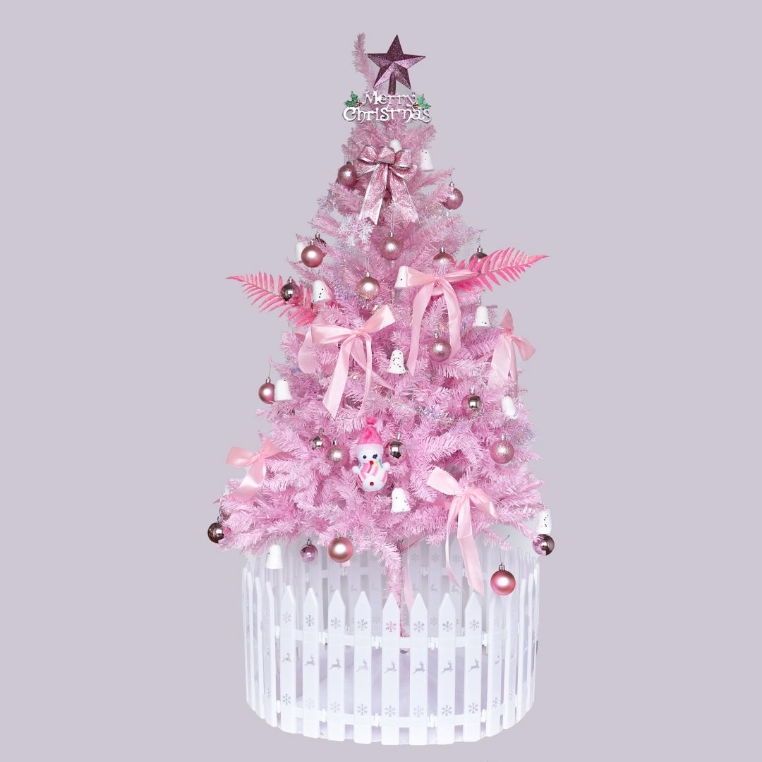 5Ft Christmas Tree Pink