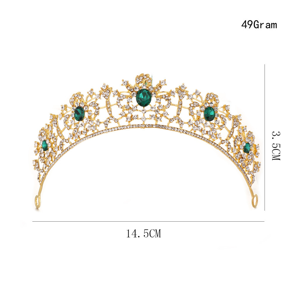 Big Crown European Baroque Wedding Princess Hair Accessories Vintage