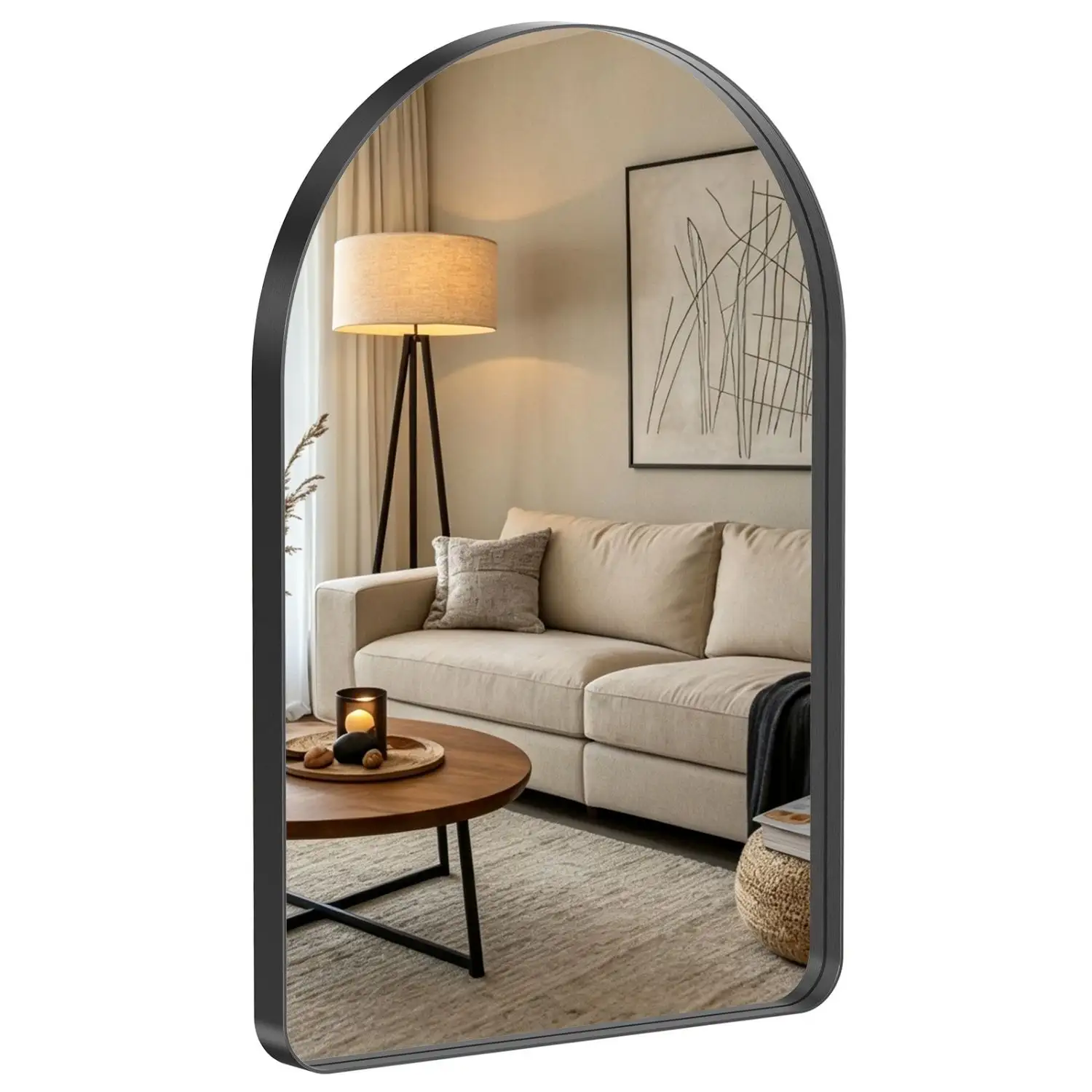 Arched Wall Mirror For Bathroom Over Sink