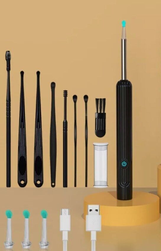 Wireless Cleaner Set Ear Wax Removal Tool Cleaning With Camera And Light UK — image 12