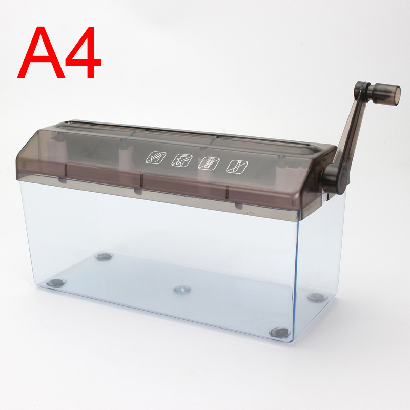 Portable A6 A4 Paper Hand Shredder Manual Straight Cut Home Office — image 6